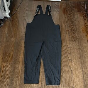 Kavu Black Women's Bib Overalls San Blas  one pc outdoor wear overalls sz L